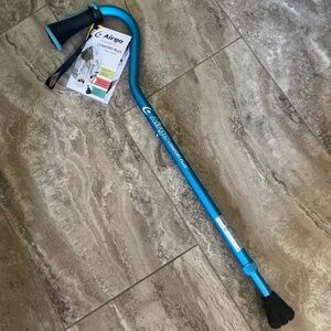 Airgo Premium Ergonomic Fully Adjustable Walking Cane Light Aluminum Soft Handle